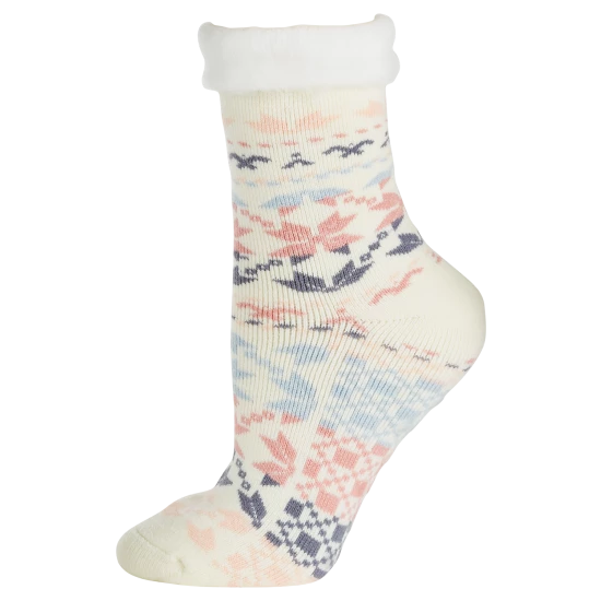 Vermont Country Store Women's Moose-on-the-Loose Flannel Pajamas White 5 Vermont Country Store Women's Moose-on-the-Loose Flannel Pajamas White - Image 3