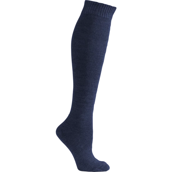 Vermont Country Store Women's Merino Wool Blend Smooth-Knit Knee Socks Navy 3 Vermont Country Store Women's Merino Wool Blend Smooth-Knit Knee Socks Navy - Image 2