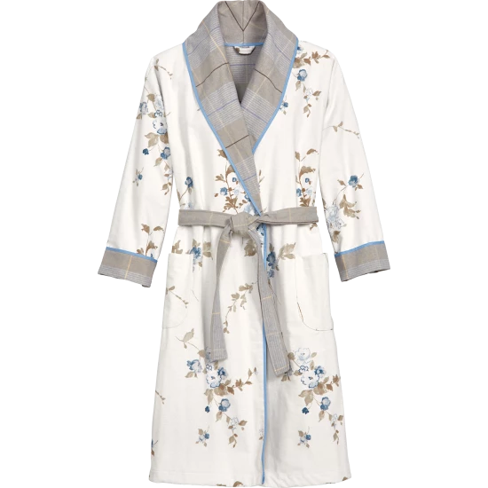 Vermont Country Store Women's Double-Comfort Portuguese Flannel Robe Watercolor Dreams/watercolor Plaid 6 Vermont Country Store Women's Double-Comfort Portuguese Flannel Robe Watercolor Dreams/watercolor Plaid - Image 4