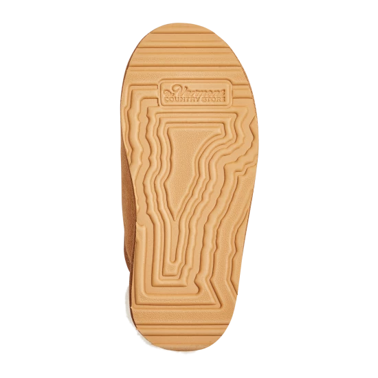 Vermont Country Store Women's Australian Sheepskin Adjustable Scuffs Chestnut 5 Vermont Country Store Women's Australian Sheepskin Adjustable Scuffs Chestnut - Image 3