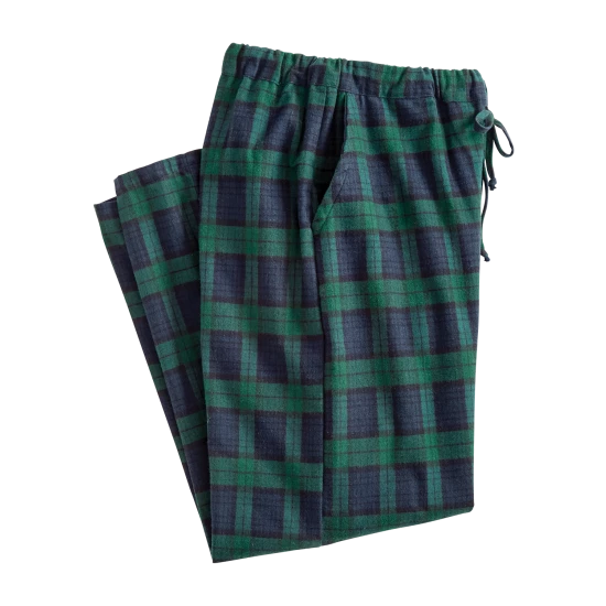 Vermont Country Store Women's Portuguese Cotton Flannel Sleep Pants Red Stewart Plaid 9 Vermont Country Store Women's Portuguese Cotton Flannel Sleep Pants Red Stewart Plaid - Image 7