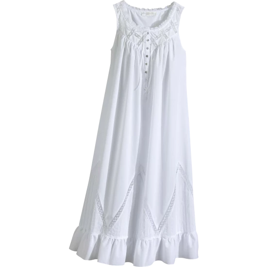 Eileen West Gatsby Lace Nightgown White 5 Eileen West Gatsby Lace Nightgown White - Image 3