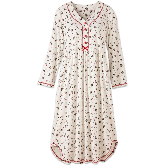 Vermont Country Store Women's Sculpted Rose Fleece Bed Jacket Periwinkle 4 Vermont Country Store Women's Sculpted Rose Fleece Bed Jacket Periwinkle - Image 2