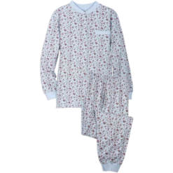 Vermont Country Store Women's Jersey Knit Ski Pajamas Purple Floral -Cheap Nasty Store unnamed file 199