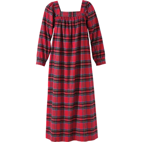 Ella Simone Countryside Toile Portuguese Flannel Pajamas Blue Floral 6 Ella Simone Countryside Toile Portuguese Flannel Pajamas Blue Floral - Image 4