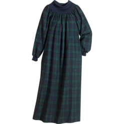 Lanz Of Salzburg Lanz Nantucket Rose 54 Inch Flannel Nightgown Mint -Cheap Nasty Store unnamed file 213