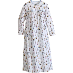 Lanz Of Salzburg Lanz Nantucket Rose 54 Inch Flannel Nightgown Mint -Cheap Nasty Store unnamed file 214