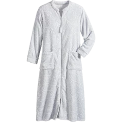 Vermont Country Store Women's Sculpted Rose Zip-Front Fleece Robe Periwinkle 7 Vermont Country Store Women's Sculpted Rose Zip-Front Fleece Robe Periwinkle -Cheap Nasty Store unnamed file 235