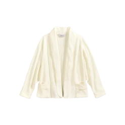 Vermont Country Store Women's Snuggler Fleece Wrap Cream