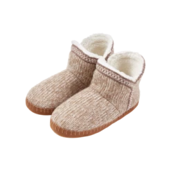 Vermont Country Store Women's Wool-Blend Ragg Cable-Knit Leg Warmers Oatmeal