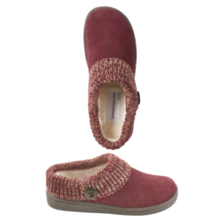 Vermont Country Store Women's Felted Slipper Clog Navy