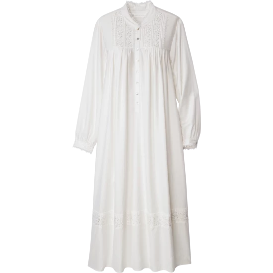 Eileen West Splendor Nightgown White 5 Eileen West Splendor Nightgown White - Image 3