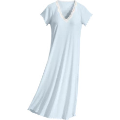 Women's FeelGood Mid-Calf Nightgown Mint Green 8 Women's FeelGood Mid-Calf Nightgown Mint Green -Cheap Nasty Store unnamed file 317