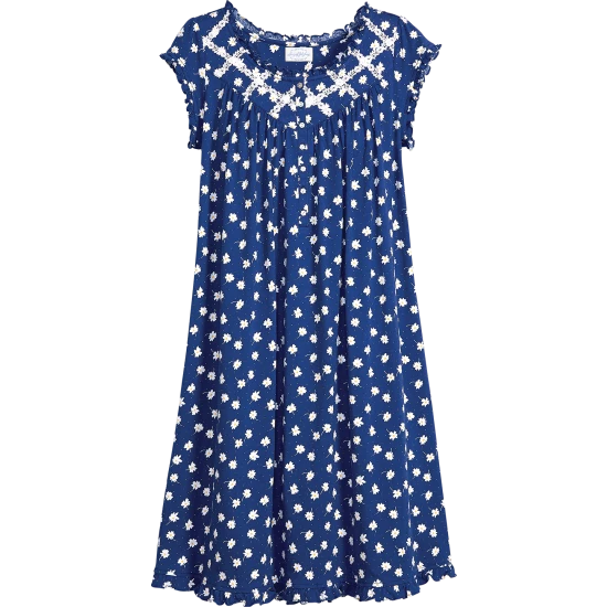 Eileen West Lavender Fields Cotton Lawn Chemise Nightgown 3 Eileen West Lavender Fields Cotton Lawn Chemise Nightgown