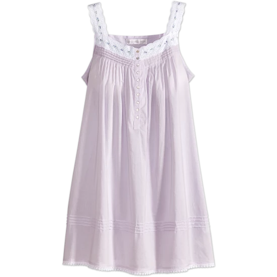 Eileen West Lavender Fields Cotton Lawn Chemise Nightgown 4 Eileen West Lavender Fields Cotton Lawn Chemise Nightgown - Image 2