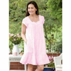 Eileen West Blush Roses Cotton Lawn Robe Pink -Cheap Nasty Store unnamed file 334