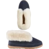 Vermont Country Store Women's Sheepskin Cuffed Booties Navy 2 Vermont Country Store Women's Sheepskin Cuffed Booties Navy -Cheap Nasty Store unnamed file 35