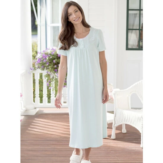 Eileen West Turquoise Sea Glass Robe 4 Eileen West Turquoise Sea Glass Robe - Image 2