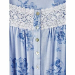 Eileen West Pretty Pansies Modal Nightgown Blue 10 Eileen West Pretty Pansies Modal Nightgown Blue -Cheap Nasty Store unnamed file 380