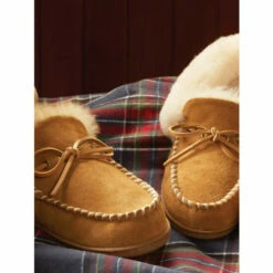 Vermont Country Store Women's Sheepskin Moccasins Navy 14 Vermont Country Store Women's Sheepskin Moccasins Navy -Cheap Nasty Store unnamed file 4