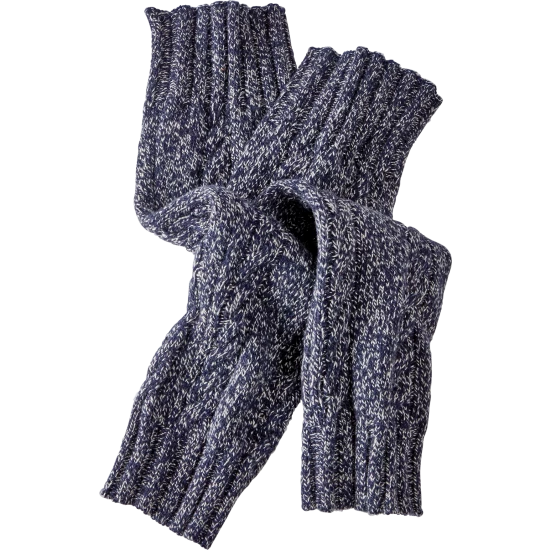 Vermont Country Store Women's Wool-Blend Ragg Cable-Knit Leg Warmers Oatmeal 6 Vermont Country Store Women's Wool-Blend Ragg Cable-Knit Leg Warmers Oatmeal - Image 4