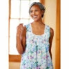 Eileen West Vintage Floral Cotton Lawn Nightgown Multi-floral