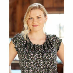 Eileen West Blush Roses Cotton Lawn Chemise Pink