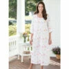 Lanz Of Salzburg Lanz Tossed Floral Cotton Knit Long Nightgown -Cheap Nasty Store unnamed file 428