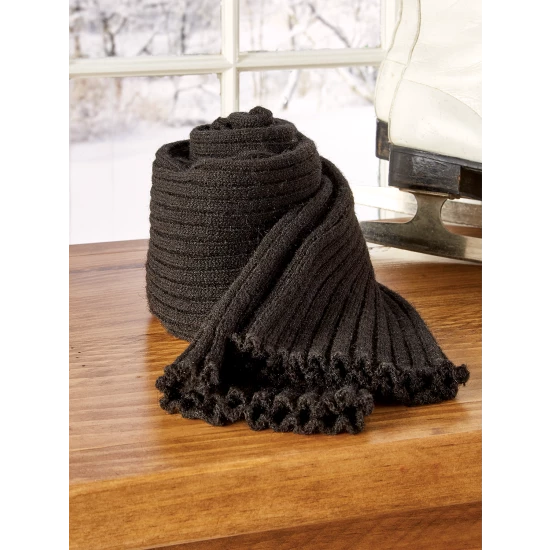 Vermont Country Store Women's Rib-Knit Thigh-High Leg Warmers Black 5 Vermont Country Store Women's Rib-Knit Thigh-High Leg Warmers Black - Image 3