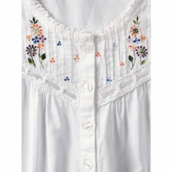 Vermont Country Store Women's Brushed-Back-Satin Orchid Nightshirt Navy 12 Vermont Country Store Women's Brushed-Back-Satin Orchid Nightshirt Navy -Cheap Nasty Store unnamed file 438