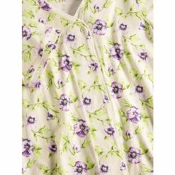 Vermont Country Store Heathered Sweatshirt V-Neck Popover Navy