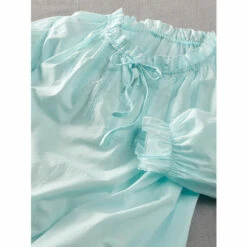 Ella Simone Poet's Nightshirt White -Cheap Nasty Store unnamed file 453