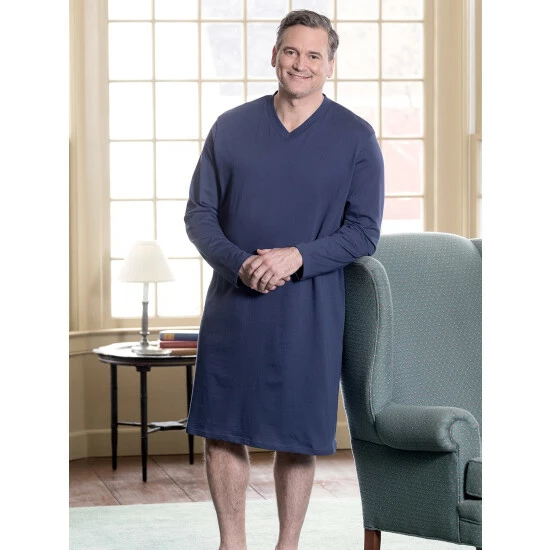 Vermont Country Store Women's Heathered Sweatshirt Mock-Neck Popover Navy 5 Vermont Country Store Women's Heathered Sweatshirt Mock-Neck Popover Navy - Image 3