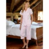 Eileen West Pink Scroll Cotton Capri Pajamas 2 Eileen West Pink Scroll Cotton Capri Pajamas -Cheap Nasty Store unnamed file 472