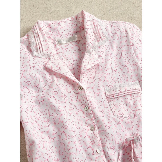 Eileen West Vintage Floral Cotton Lawn Robe Multi-floral 3 Eileen West Vintage Floral Cotton Lawn Robe Multi-floral