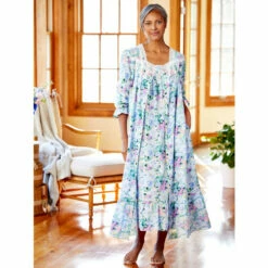 Eileen West Vintage Floral Cotton Lawn Robe Multi-floral 10 Eileen West Vintage Floral Cotton Lawn Robe Multi-floral -Cheap Nasty Store unnamed file 518