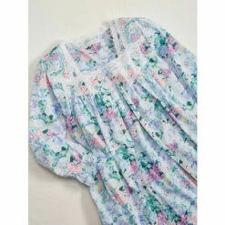 Vermont Country Store Peanuts Best Friends Cotton Shortie Pajamas For Women Periwinkle