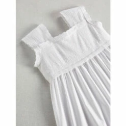 Ella Simone Pretty Eyelet Cotton Nightgown White 11 Ella Simone Pretty Eyelet Cotton Nightgown White -Cheap Nasty Store unnamed file 526