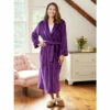 Vermont Country Store Women's Plush Cable Fleece Robe Plum 2 Vermont Country Store Women's Plush Cable Fleece Robe Plum -Cheap Nasty Store unnamed file 529