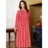 Vermont Country Store Nordic Snowflake Flannel Nightgown Red 1 Vermont Country Store Nordic Snowflake Flannel Nightgown Red -Cheap Nasty Store unnamed file 539