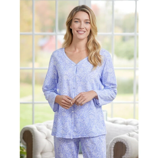 Vermont Country Store Women's Chlorine-Resistant Shirred Wrap-Style Swimsuit Royal Blue 13 Vermont Country Store Women's Chlorine-Resistant Shirred Wrap-Style Swimsuit Royal Blue - Image 12