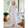 Eileen West Garden Bouquet Cotton Lawn Nightgown Pink Floral