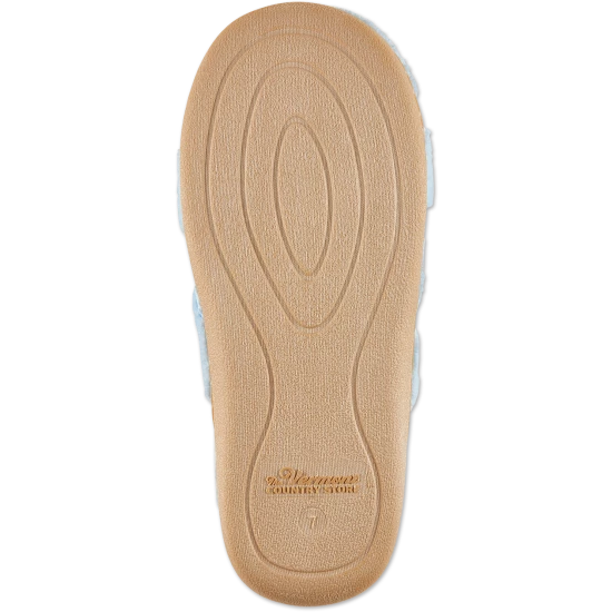 Vermont Country Store Women's Cross-Strap Terry Slide Slippers Pink 6 Vermont Country Store Women's Cross-Strap Terry Slide Slippers Pink - Image 4