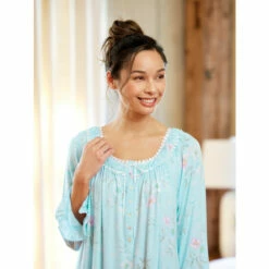 Vermont Country Store Scoop-Neck Camisole With Lace Trim Black