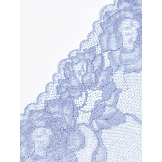 Ella Simone Women's Lace Knit Pajamas Blue 4 Ella Simone Women's Lace Knit Pajamas Blue - Image 2