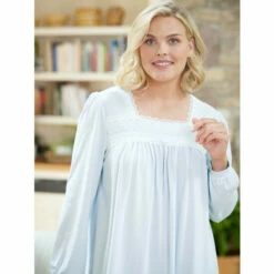 Vermont Country Store Women's Merino Wool Long Underwear Top Ivory