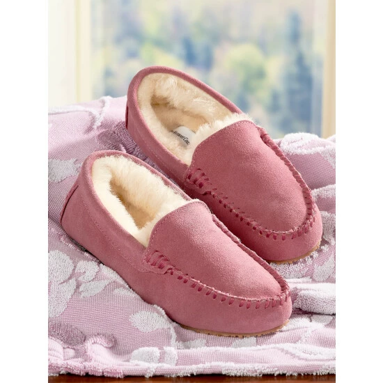 Vermont Country Store Women's Perfect Comfort Adjustable Wrap Slippers Ivory 5 Vermont Country Store Women's Perfect Comfort Adjustable Wrap Slippers Ivory - Image 3