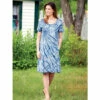 Vermont Country Store Catch-a-Wave Tie-Dye Cotton T-Shirt Dress Blue 2 Vermont Country Store Catch-a-Wave Tie-Dye Cotton T-Shirt Dress Blue -Cheap Nasty Store unnamed file 636