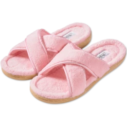 Vermont Country Store Women's Leather Huarache Sandals Red