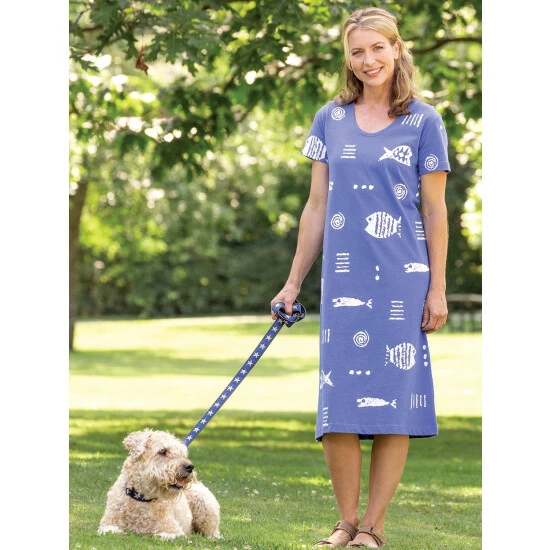 M.MAC Rock Fish Mid-Length Dress Fuchsia Rose 4 M.MAC Rock Fish Mid-Length Dress Fuchsia Rose - Image 2